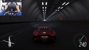 Lamborghini Aventador SV - Forza Horizon 4 | Thrustmaster T300RS gameplay