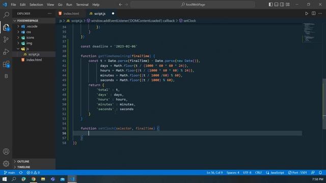 Creating a Timer #2 | JavaScript, CSS, HTML | 2023
