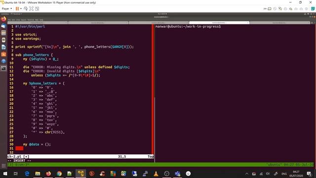 Perl Weekly Challenge - 067 (Task #2: Letter Phone) смотреть онлайн