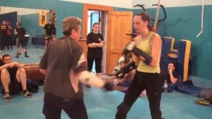 Ножевой бой, аттестация "Основы ножевого боя" "С.П.А.С." (knife fighting)