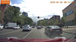 Новая площадь. Улица Сатпаева. Kazakhstan. Almaty. The roads . Алматы.