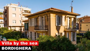 Villa for sale in Bordighera in the city center by the sea