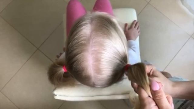 Прическа 5 МИНУТ для девочек в садик / Прическа за пять минут сердечки хвостики В школу садик смотреть онлайн