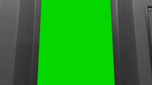 Green Screen Closing and Opening Elevator / Free download