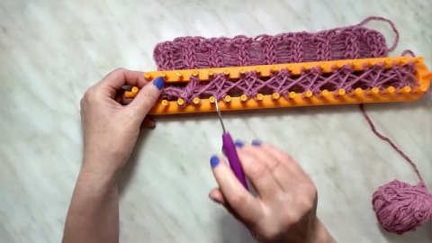 #своимируками #diy #вязаниедляначинающих Как начать и закончить вязание на луме.