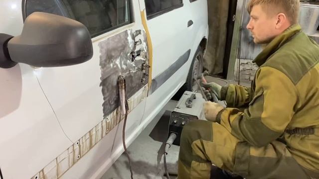 Рихтовка двери молотком и сваркой смотреть онлайн