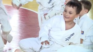 киокушинкай карате дети показательные выступления Клуб Каскад.