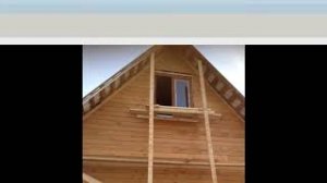 Монтаж планкена из лиственницы на фасад бревенчатого дома — Лесобаза.рф