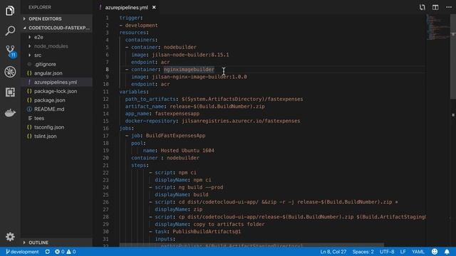 Azure Devops Angular/Nginx смотреть онлайн