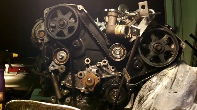 Mazda 626 - V6 Timing Belt & Water Pump Part 1 смотреть онлайн