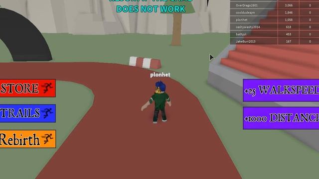 Бег симулятор Roblox смотреть онлайн