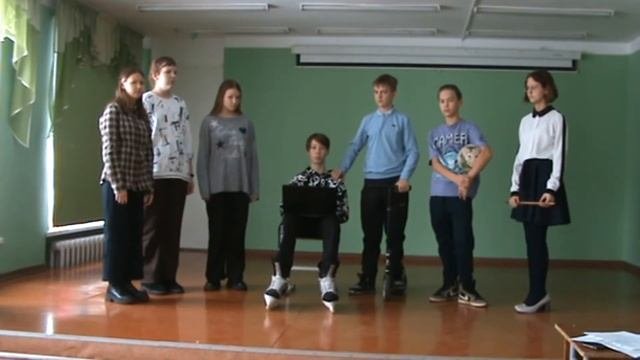 'Потерянное время', социальный спектакль с участием обучающихся 6А класса