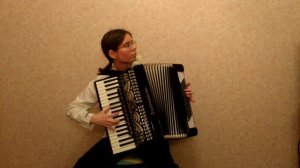 Зяблова Дарья, г. Воронеж. Пономаренко, обр. Малыгина - "Оренбургский пуховый платок"