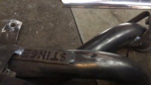 ВЫХЛОП STINGER MUTE на ВЕСТУ 1,6   ( она поехала!)