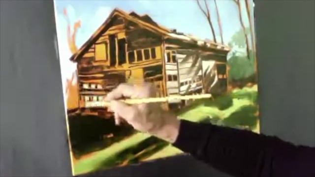 Paint with Steve - s1e9 - “Landscape with Farmhouse“ смотреть онлайн