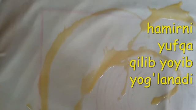 Uzbekcha Qatlama/Рецепт Катлама!/Qat-qat açılan qatlama.