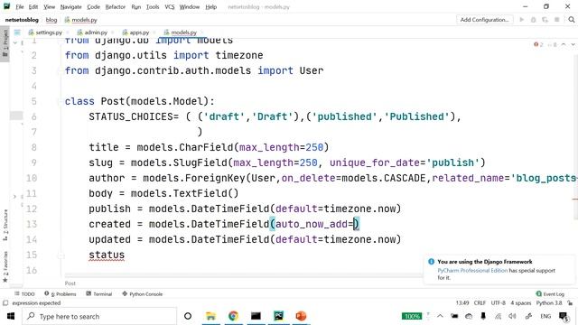 Django3 Blog Administration  #2