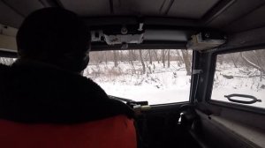 дед Валентин дал порулить на вездеходе