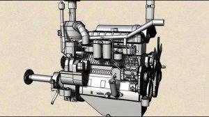 Двигатель А-41  3D модель в Rhinoceros