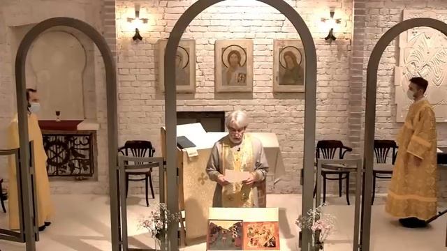 Вечерня на русском языке. 22.01.2022 смотреть онлайн