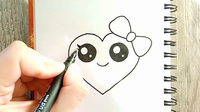 Как нарисовать красивое сердце
