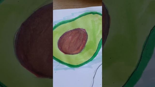 Авокадо- нарисовала авокадо новыми скетч-маркерами смотреть онлайн