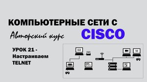 Компьютерные сети с CISCO - УРОК 21 из 250 - Настраиваем TELNET