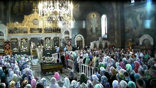 Память прп. Агапита Печерского: Литургия