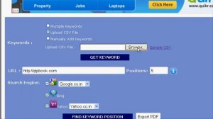 SEO Tool - Keyword Position Finder (SERP Checker)