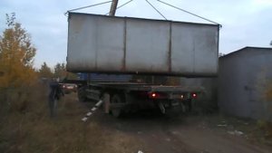 Перевозим гараж