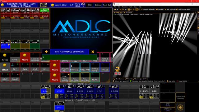 MACROS LIVE EFFECTS - GrandMA2 (ENGLISH VERSION)