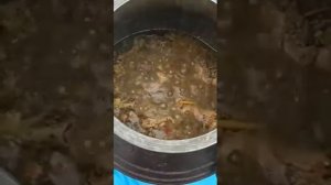 тушёная картошка с индейкой в афганском казане