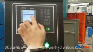 Estun E21 NC Controller system operation demonstration for press brake|80Ton 125Ton 200Ton 250Ton..