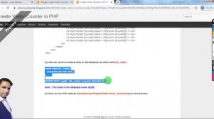Create Visitor Counter in PHP