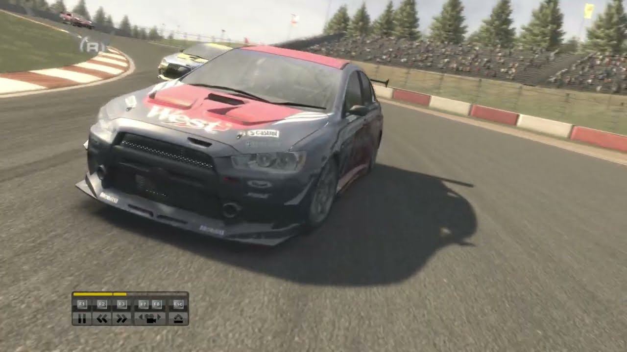 [GRID] Mitsubishi Evo X HokkenHaimRing Race_Logitech Momo CockPit Driving смотреть онлайн