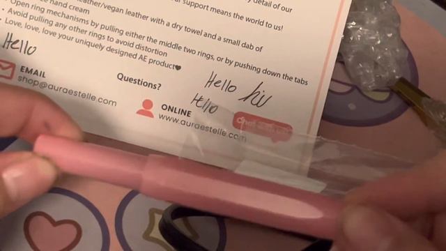 Aura Estelle unboxing смотреть онлайн