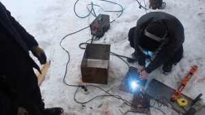 делаем печь в палатку своими руками ?