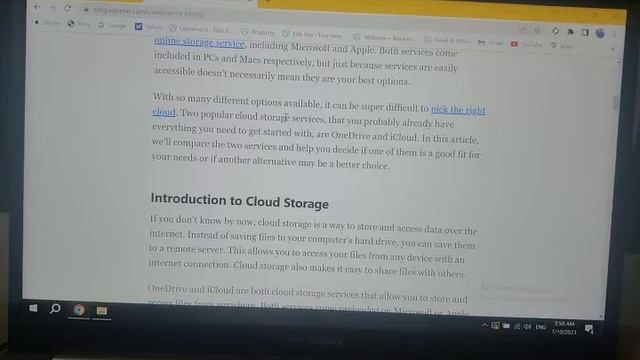 OneDrive vs iCloud PC or Mac Cloud Storage смотреть онлайн
