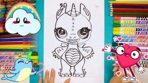 Как нарисовать Дракона Пупси ✨ Простые рисунки ✨ Уроки рисования для детей ✨