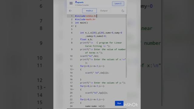 curve fitting using c смотреть онлайн