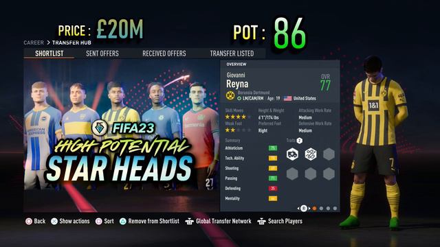 HIGH POTENTIAL STAR HEADS - FIFA 23 смотреть онлайн