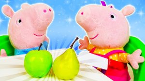 Свинка Пеппа, Джордж и сушеные фрукты. Развивающие видео для детей