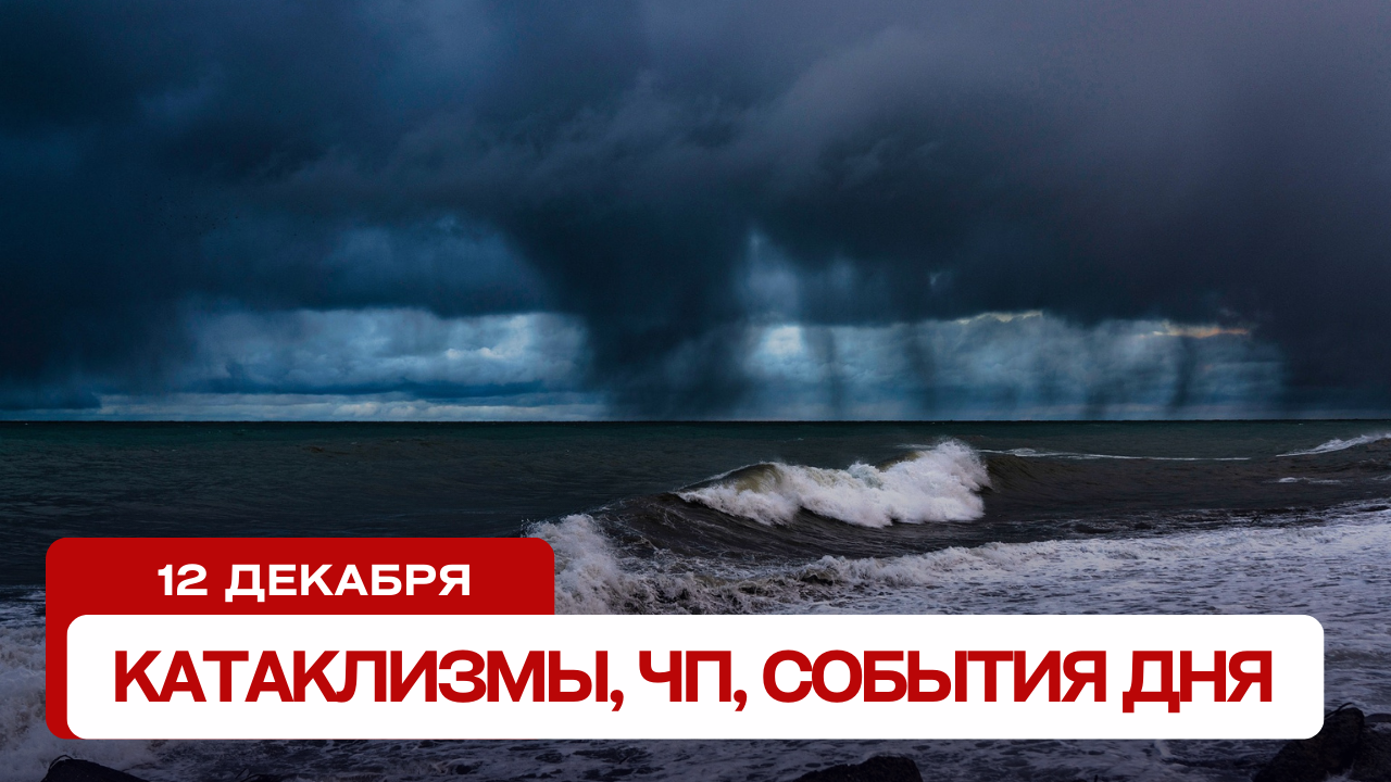 Катаклизмы сегодня 12.12.2023. Новости сегодня, ЧП, катаклизмы за день, события дня.