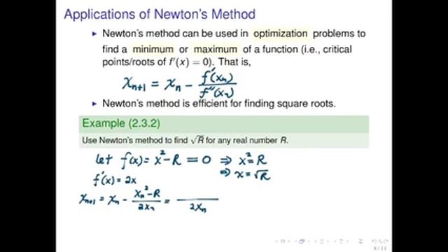Newton's Method, Secant Method, Method of False Position смотреть онлайн