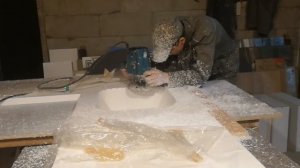 Изготовление каменной столешницы. Производство изделий из акрилового камня в Красноярске 2827447