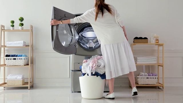 Стиральная машина LG с двойной загрузкой LG TW7000DS смотреть онлайн