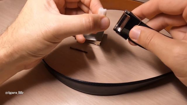 Ремень Roy Robson - ремонт пряжки. смотреть онлайн