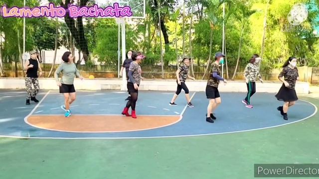 Lamento Bachata Line Dance || Demo by Casablanca Class смотреть онлайн