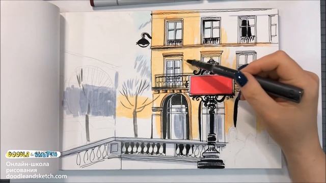 Все об онлайн школе рисования Doodle&Sketch смотреть онлайн