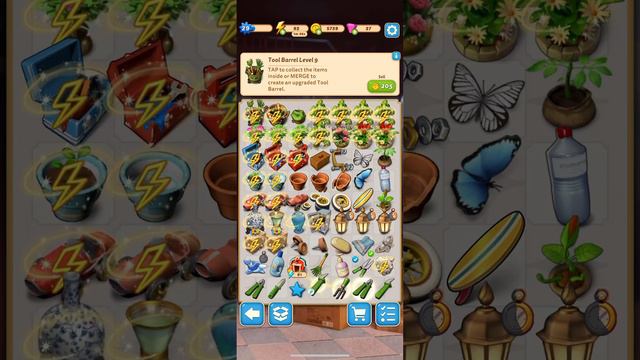 Merge mansion gameplay - The Pool House stage